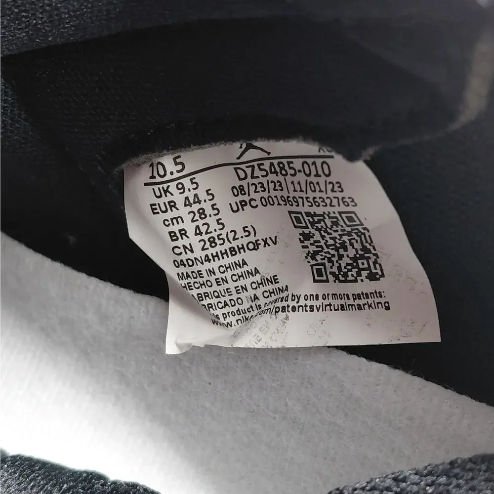Nike Air Jordan 1 Retro High OG Panda Men's Athletic Sneakers Size 10.5 Black - Picture 10 of 13
